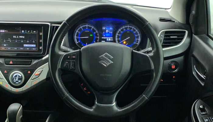 2018 Maruti Baleno ALPHA CVT PETROL 1.2, Petrol, Automatic, 75,910 km, Steering Wheel Close Up
