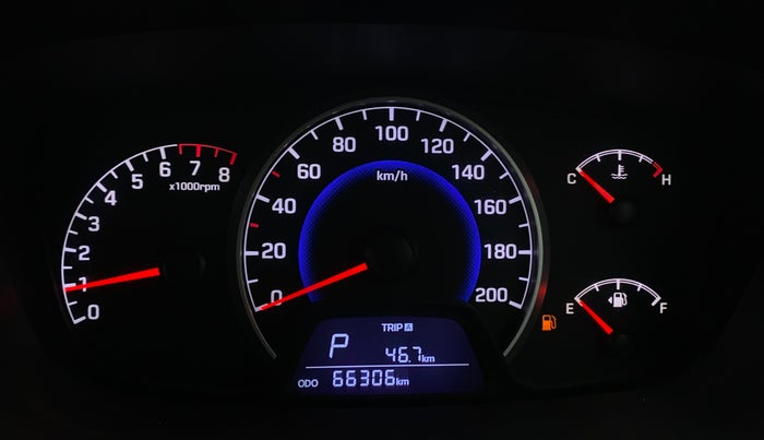 2018 Hyundai Grand i10 MAGNA AT 1.2 KAPPA VTVT, Petrol, Automatic, 66,303 km, Odometer Image
