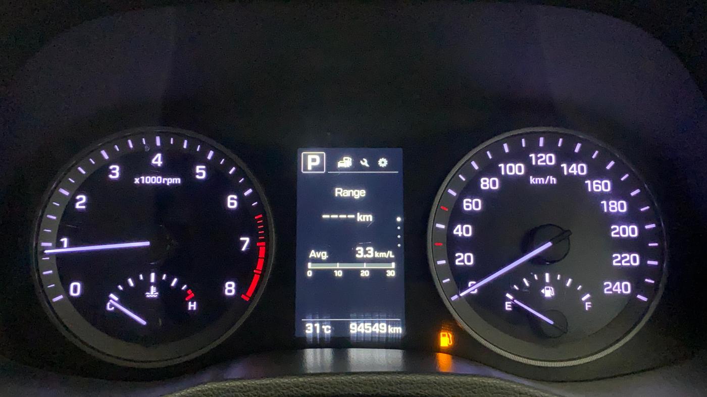 2019 Hyundai Tucson GLS 2WD AT PETROL, Petrol, Automatic, 94,340 km, Odometer Image