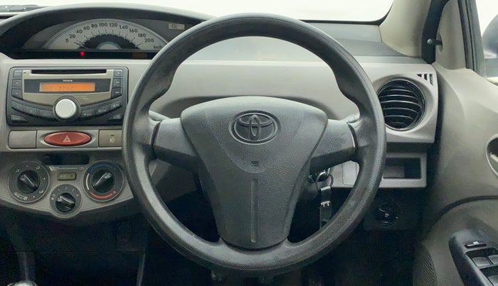 2011 Toyota Etios G, Petrol, Manual, 69,278 km, Steering Wheel Close Up