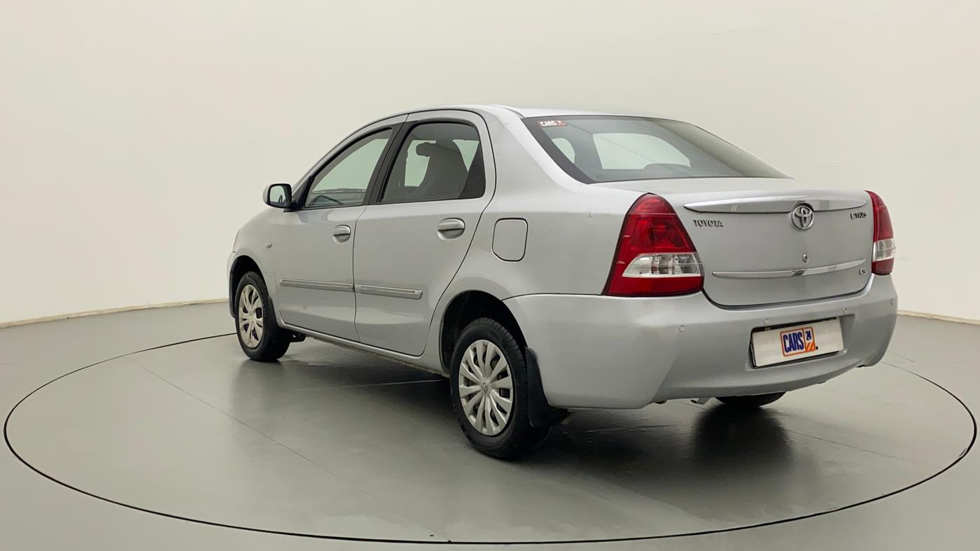 2011 Toyota Etios G, Petrol, Manual, 69,278 km, Left Back Diagonal
