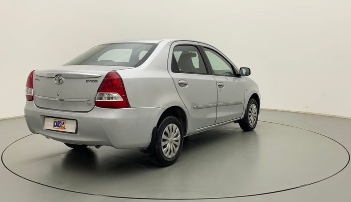 2011 Toyota Etios G, Petrol, Manual, 69,278 km, Right Back Diagonal