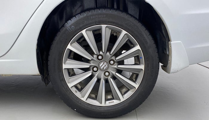 2019 Maruti Ciaz ALPHA  AT 1.5 SHVS PETROL, Petrol, Automatic, 54,951 km, Left Rear Wheel