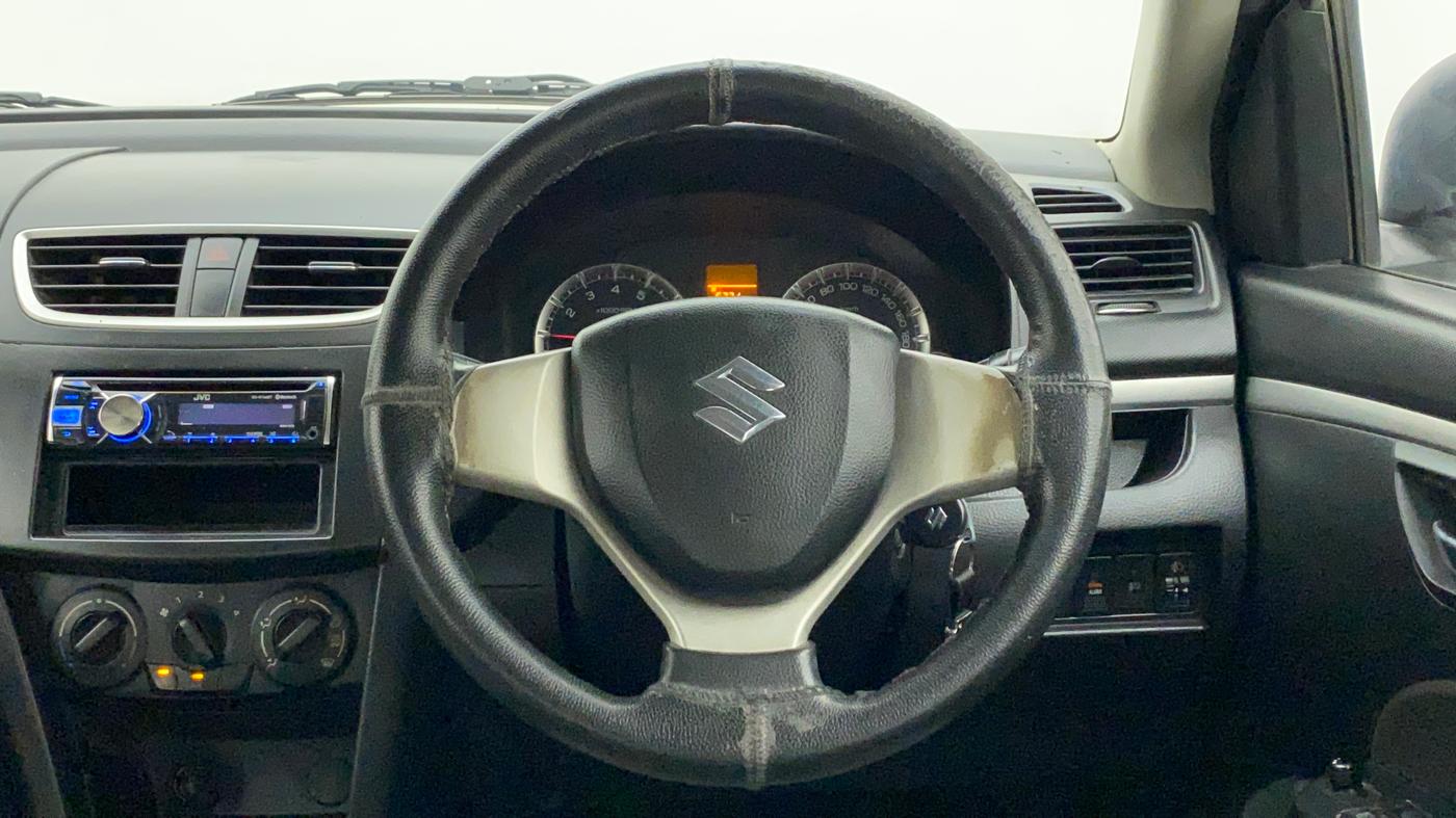 2014 Maruti Swift VXI, Petrol, Manual, 70,509 km, Steering Wheel Close Up