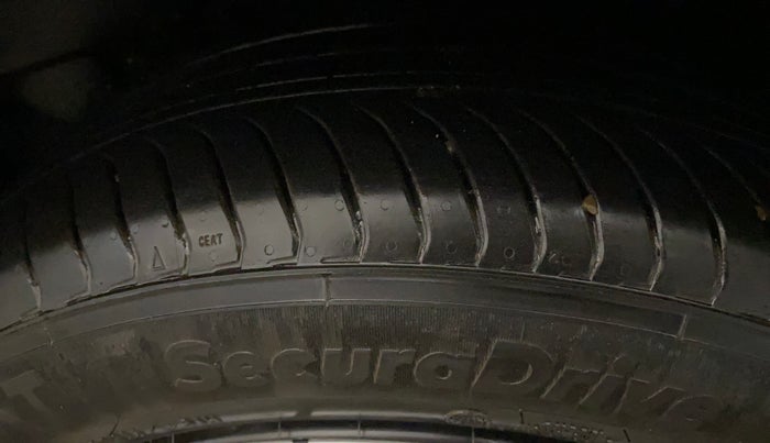 2025 Tata TIGOR XZA PLUS PETROL, Petrol, Automatic, 7,502 km, Left Rear Tyre Tread