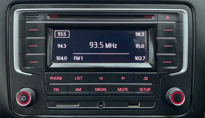 2018 Volkswagen Ameo COMFORTLINE 1.0, Petrol, Manual, 43,534 km, Infotainment System