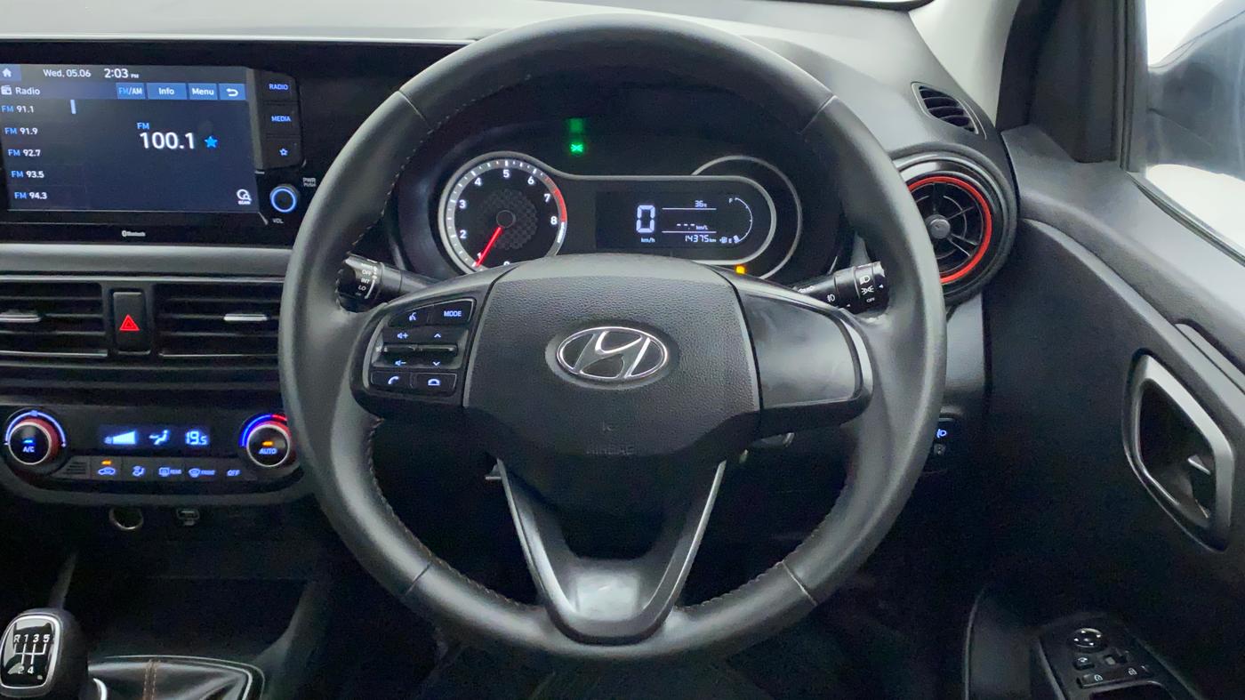 2022 Hyundai GRAND I10 NIOS SPORTZ 1.0 TURBO GDI, Petrol, Manual, 14,375 km, Steering Wheel Close Up
