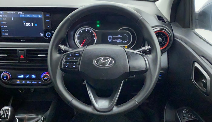 2022 Hyundai GRAND I10 NIOS SPORTZ 1.0 TURBO GDI, Petrol, Manual, 14,375 km, Steering Wheel Close Up