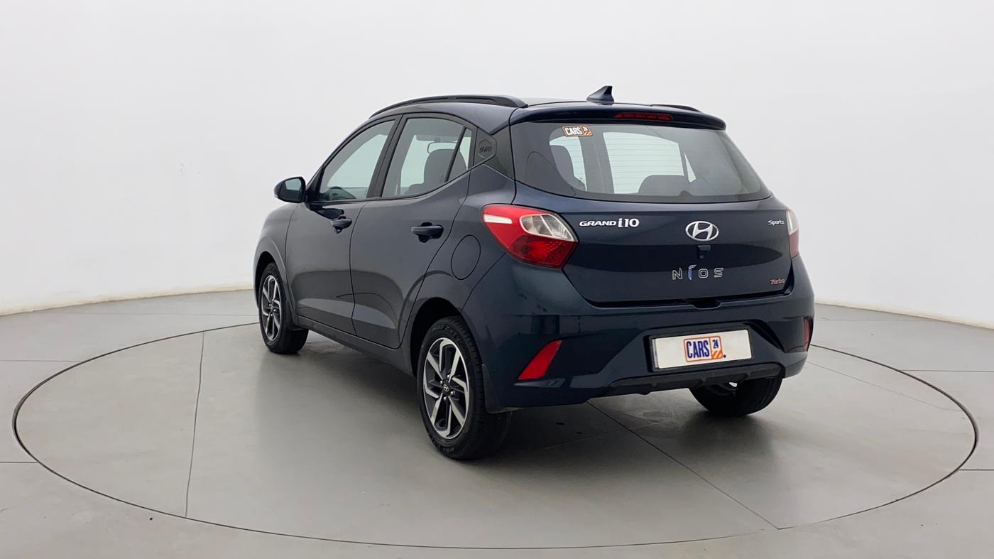 2022 Hyundai GRAND I10 NIOS SPORTZ 1.0 TURBO GDI, Petrol, Manual, 14,375 km, Left Back Diagonal