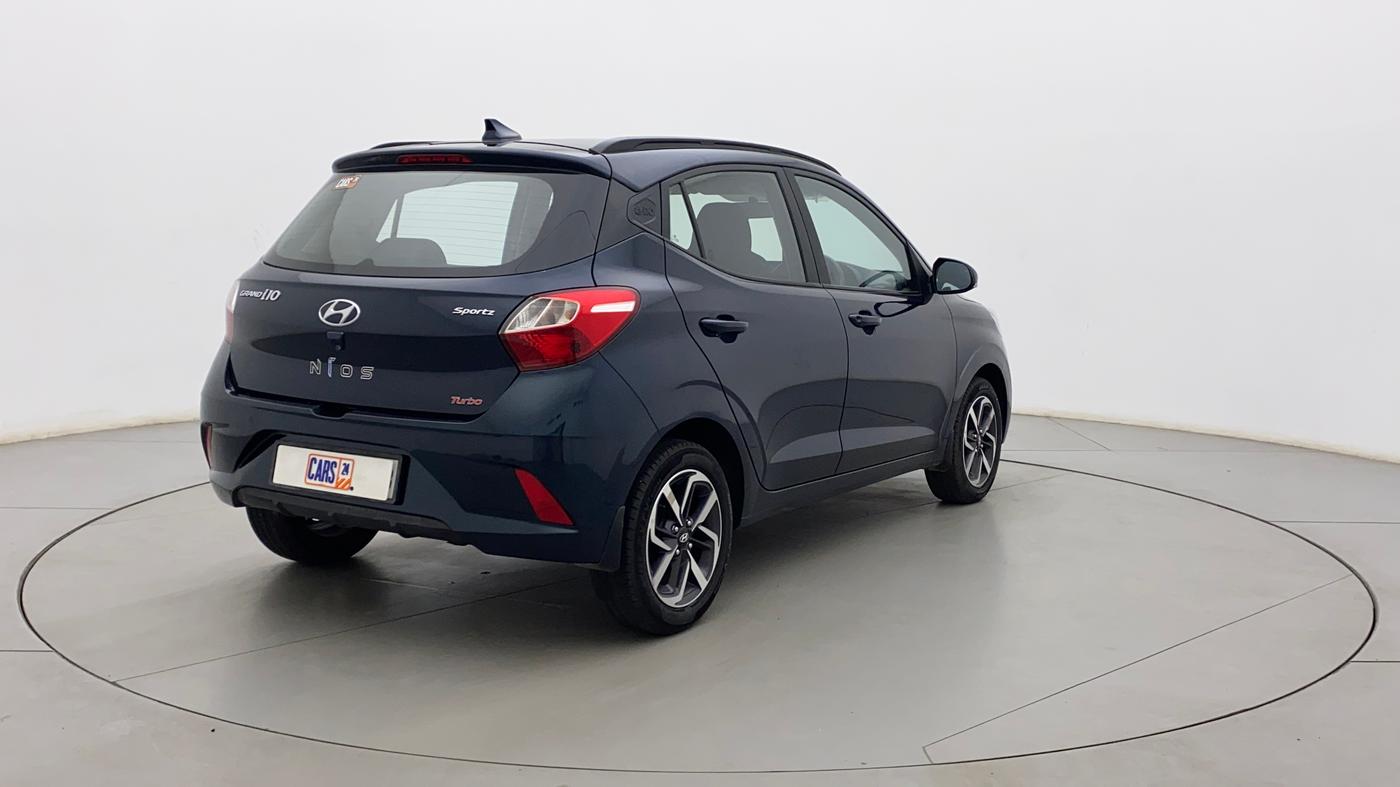 2022 Hyundai GRAND I10 NIOS SPORTZ 1.0 TURBO GDI, Petrol, Manual, 14,375 km, Right Back Diagonal
