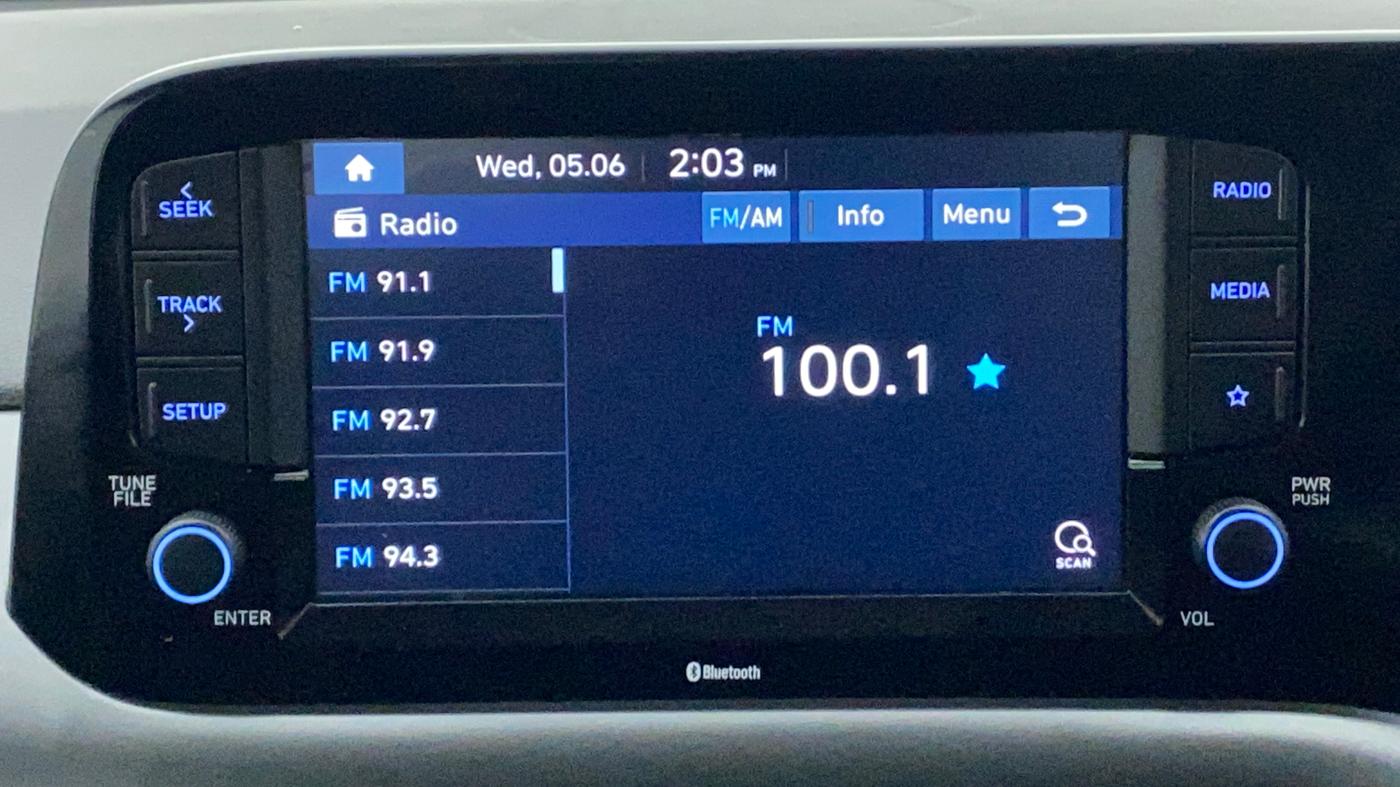 2022 Hyundai GRAND I10 NIOS SPORTZ 1.0 TURBO GDI, Petrol, Manual, 14,375 km, Infotainment System