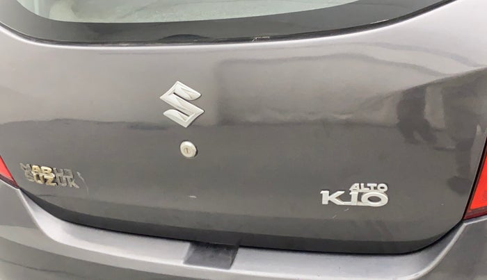 2015 Maruti Alto K10 VXI, Petrol, Manual, 32,192 km, Dicky (Boot door) - Minor scratches