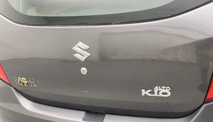 2015 Maruti Alto K10 VXI, Petrol, Manual, 32,192 km, Dicky (Boot door) - Slightly dented