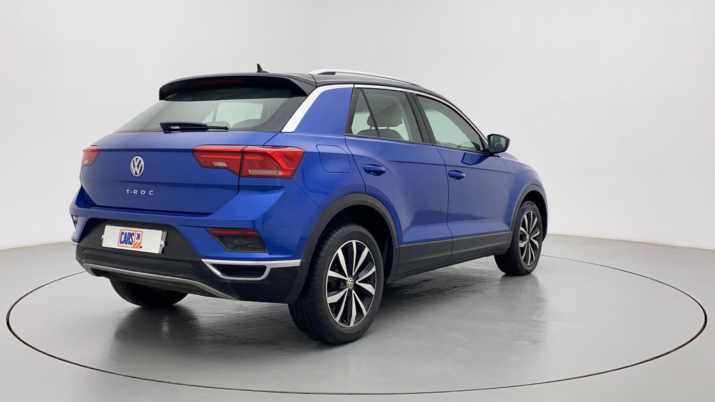 2019 Volkswagen T-ROC PETROL AUTOMATIC, Petrol, Automatic, 34,582 km, Right Back Diagonal