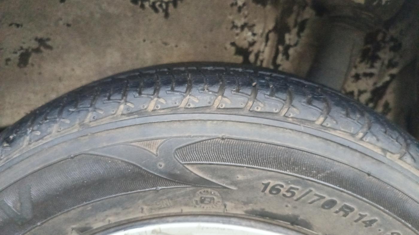 2019 Maruti New Wagon-R VXI 1.2, Petrol, Manual, 61,289 km, Left Rear Tyre Tread