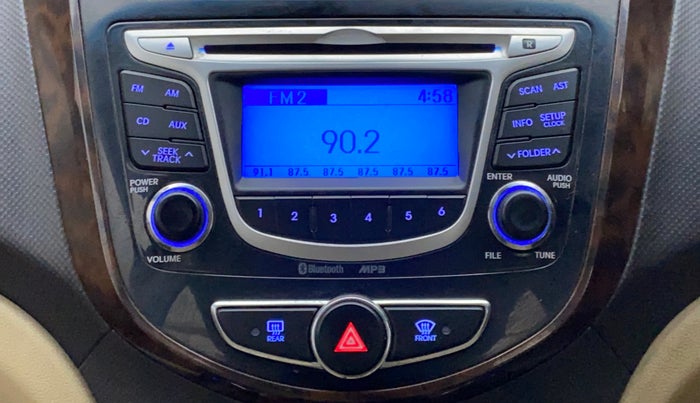 2014 Hyundai Verna FLUIDIC 1.4 VTVT CX, Petrol, Manual, 21,987 km, Infotainment System