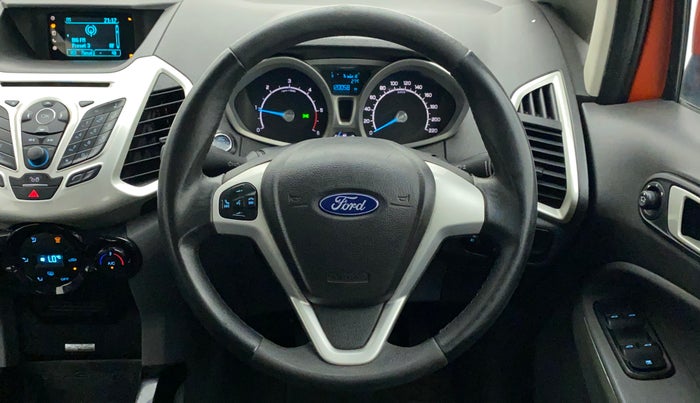 2015 Ford Ecosport TITANIUM 1.5L DIESEL (OPT), Diesel, Manual, 1,20,208 km, Steering Wheel Close Up