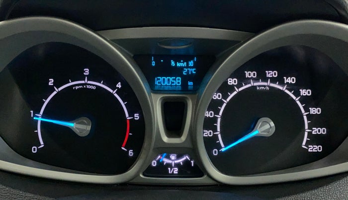 2015 Ford Ecosport TITANIUM 1.5L DIESEL (OPT), Diesel, Manual, 1,20,208 km, Odometer Image
