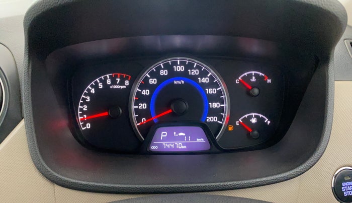2014 Hyundai Grand i10 ASTA AT 1.2 KAPPA VTVT, Petrol, Automatic, 74,436 km, Odometer Image