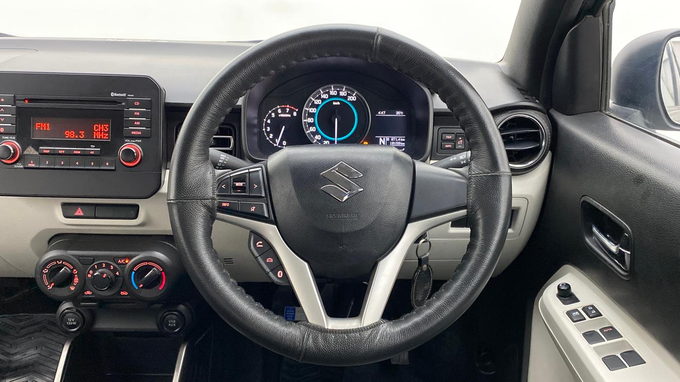 2017 Maruti IGNIS DELTA 1.2 AMT, Petrol, Automatic, 18,159 km, Steering Wheel Close Up