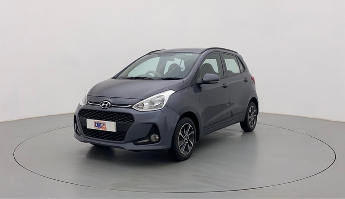 2017 Hyundai Grand i10 SPORTZ (O) 1.2 AT VTVT, Petrol, Automatic, 52,861 km, Left Front Diagonal