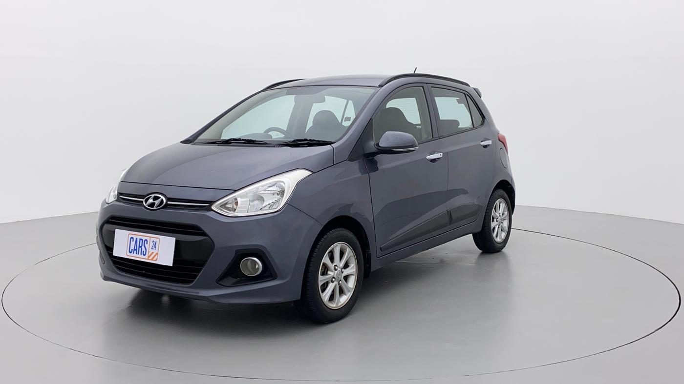 2014 Hyundai Grand i10 ASTA AT 1.2 KAPPA VTVT, Petrol, Automatic, 70,014 km, Left Front Diagonal