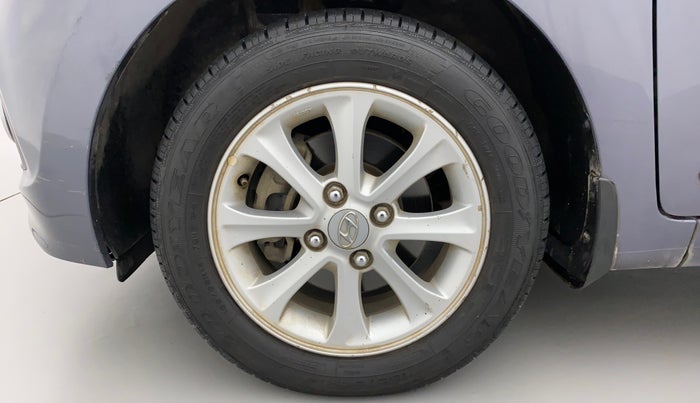 2014 Hyundai Grand i10 ASTA AT 1.2 KAPPA VTVT, Petrol, Automatic, 70,014 km, Left Front Wheel