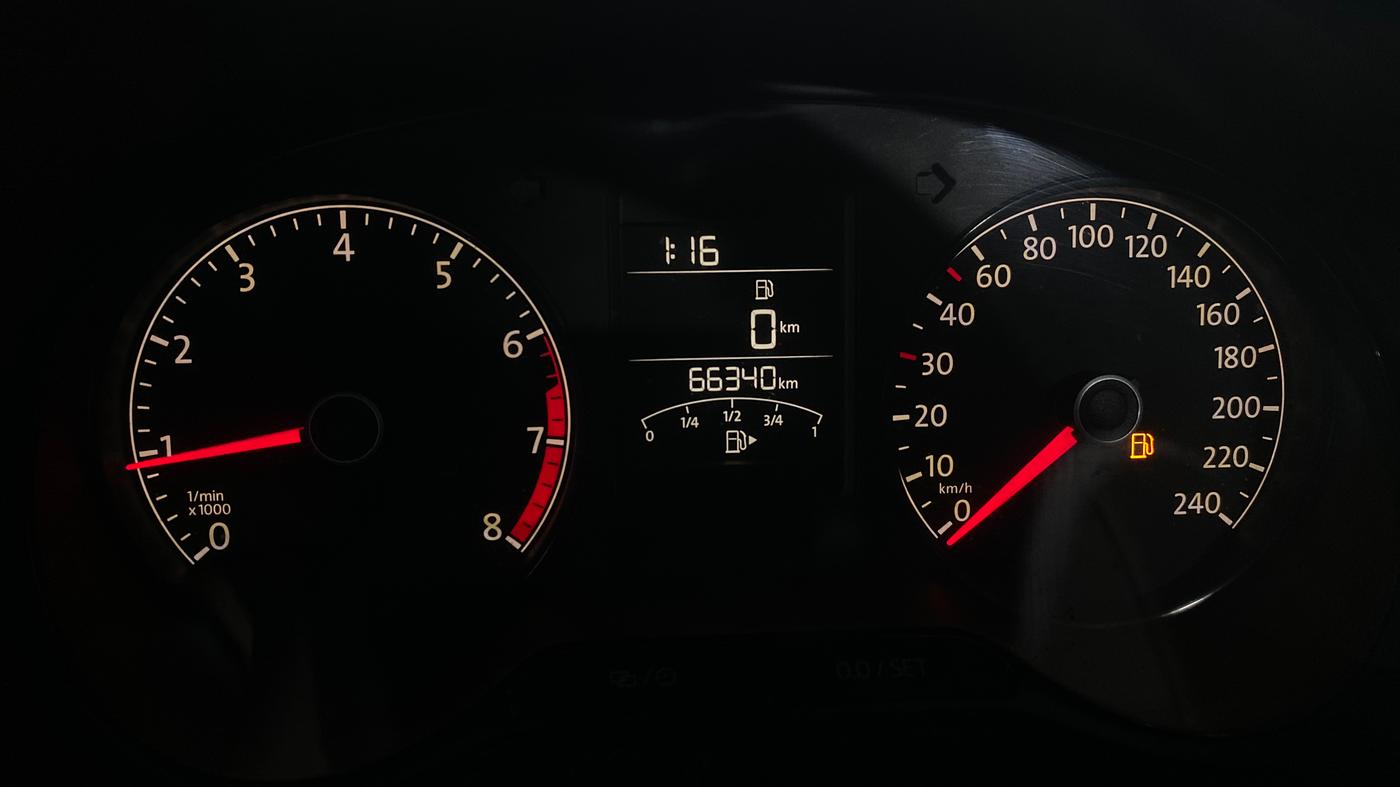 2016 Volkswagen Ameo HIGHLINE1.2L, Petrol, Manual, 66,337 km, Odometer Image