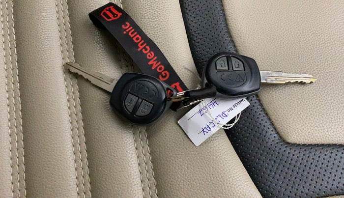 2018 Maruti Ciaz DELTA 1.4 MT PETROL, Petrol, Manual, 39,641 km, Key Close Up