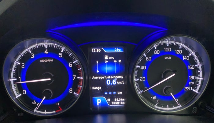 2020 Maruti Baleno ALPHA CVT PETROL 1.2, Petrol, Automatic, 70,601 km, Odometer Image