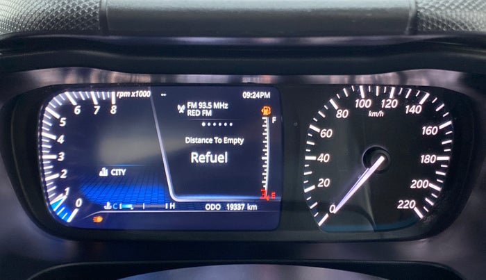 2020 Tata ALTROZ XZ 1.2, Petrol, Manual, 19,337 km, Odometer Image