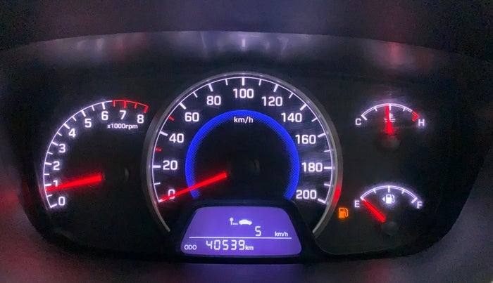 2015 Hyundai Grand i10 SPORTZ 1.2 KAPPA VTVT, Petrol, Manual, 40,538 km, Odometer Image