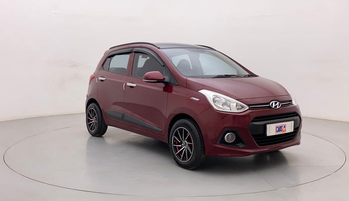 2015 Hyundai Grand i10 SPORTZ 1.2 KAPPA VTVT, Petrol, Manual, 40,538 km, Right Front Diagonal