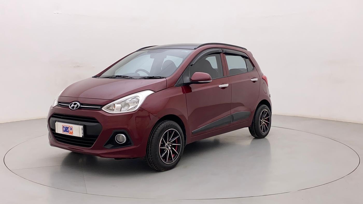 2015 Hyundai Grand i10 SPORTZ 1.2 KAPPA VTVT, Petrol, Manual, 40,538 km, Left Front Diagonal