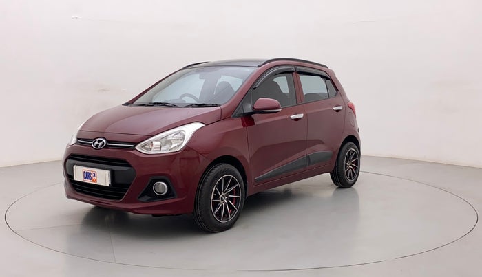2015 Hyundai Grand i10 SPORTZ 1.2 KAPPA VTVT, Petrol, Manual, 40,538 km, Left Front Diagonal