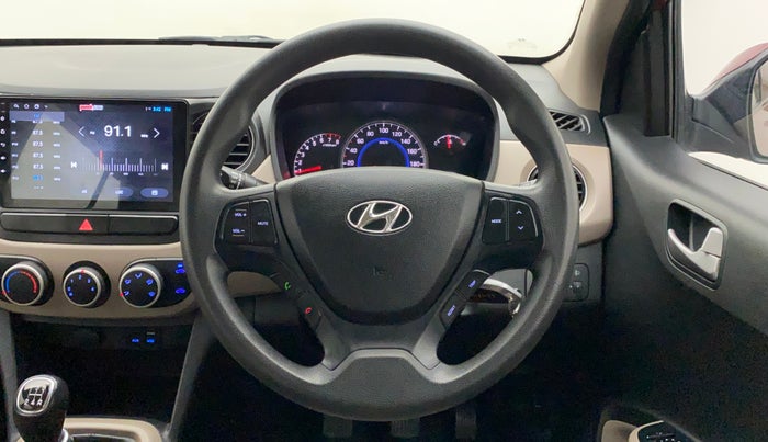 2015 Hyundai Grand i10 SPORTZ 1.2 KAPPA VTVT, Petrol, Manual, 40,538 km, Steering Wheel Close Up