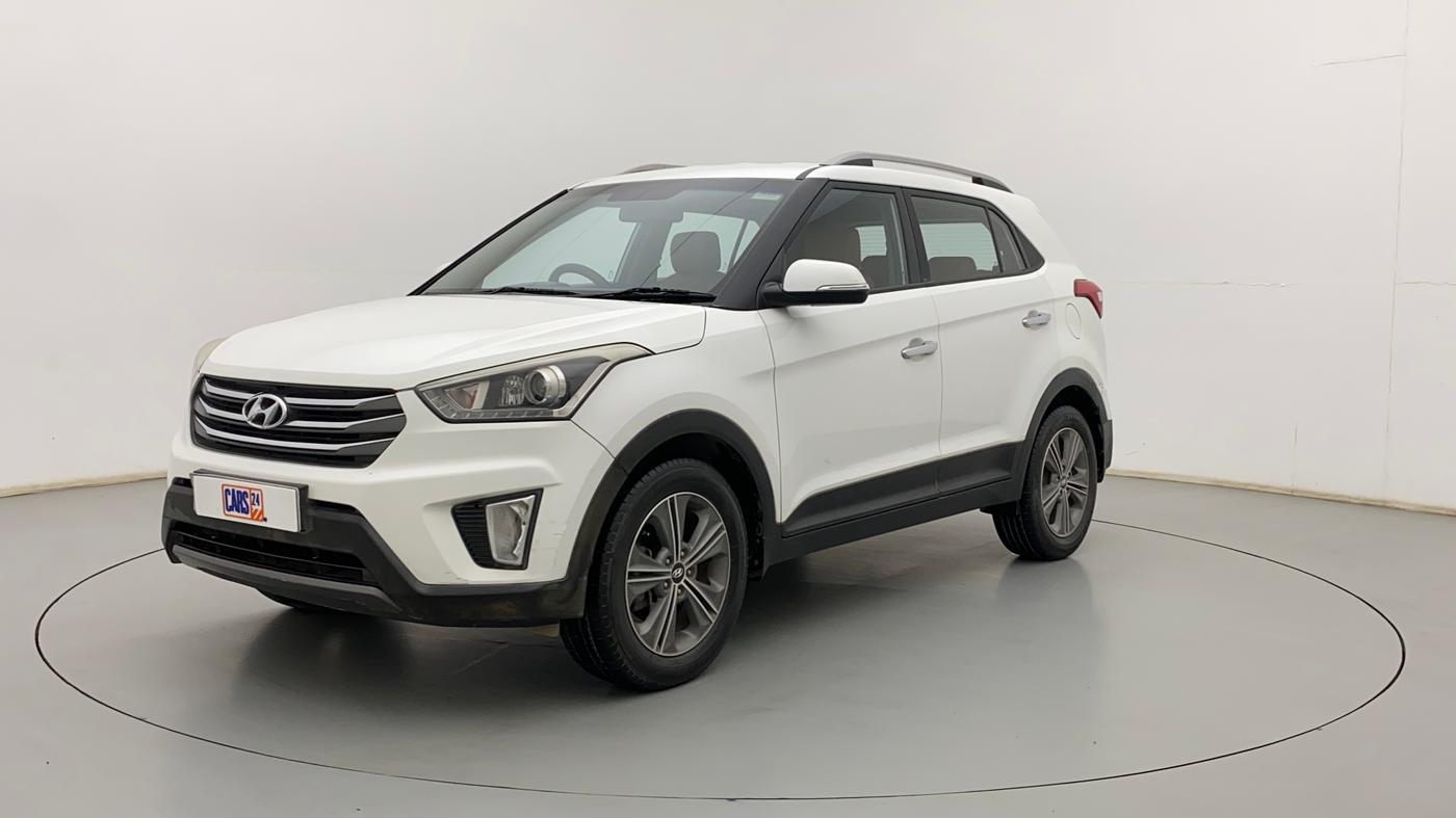 2016 Hyundai Creta SX PLUS AT 1.6 PETROL, Petrol, Automatic, 93,441 km, Left Front Diagonal