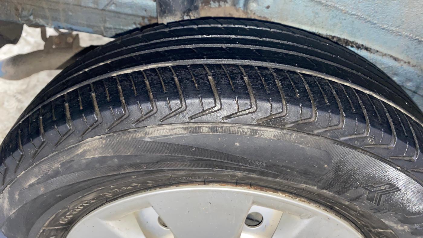 2022 Maruti New Wagon-R LXI CNG 1.0, CNG, Manual, 44,020 km, Right Rear Tyre Tread