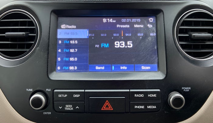 2018 Hyundai Grand i10 ASTA 1.2 KAPPA VTVT, Petrol, Manual, 56,129 km, Infotainment System