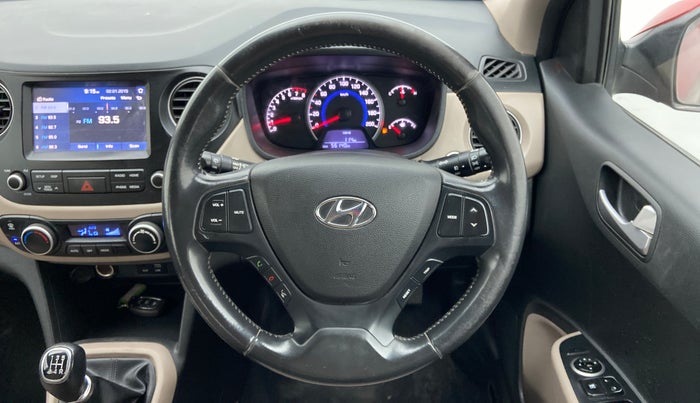 2018 Hyundai Grand i10 ASTA 1.2 KAPPA VTVT, Petrol, Manual, 56,129 km, Steering Wheel Close Up