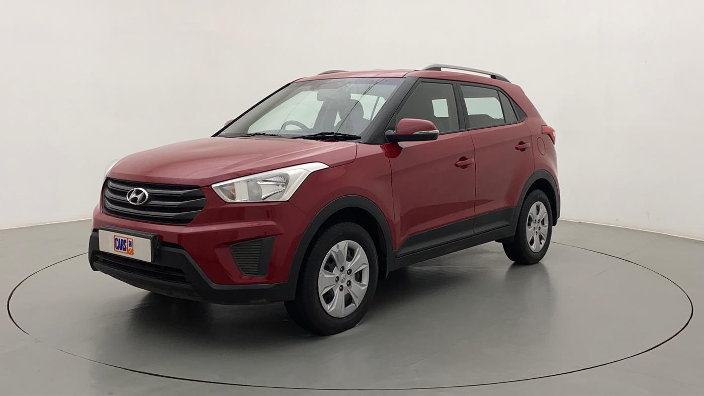 2017 Hyundai Creta E PLUS 1.6 PETROL, Petrol, Manual, 93,639 km, Left Front Diagonal