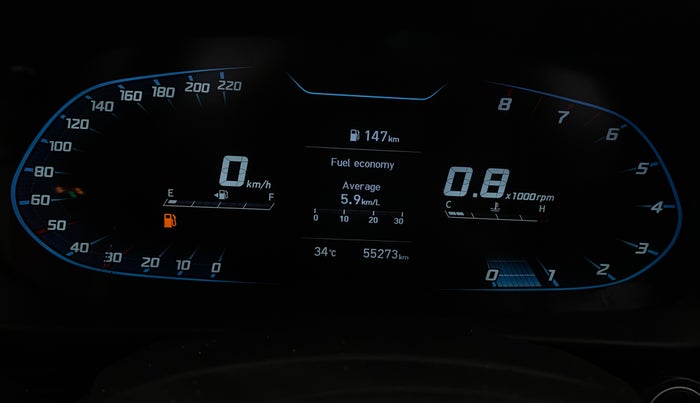 2022 Hyundai NEW I20 ASTA (O) 1.2 MT, Petrol, Manual, 55,268 km, Odometer Image