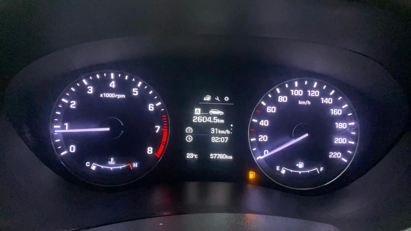 2016 Hyundai Elite i20 ASTA 1.2 (O), Petrol, Manual, 57,753 km, Odometer Image