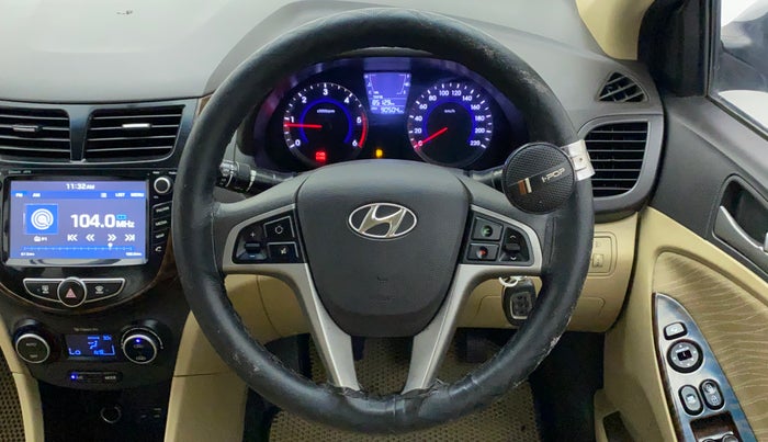 2017 Hyundai Verna 1.6 CRDI SX, Diesel, Manual, 91,078 km, Steering Wheel Close Up