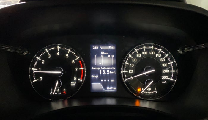 2022 Toyota Glanza G, Petrol, Manual, 38,407 km, Odometer Image