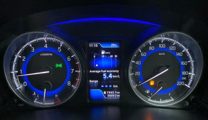 2016 Maruti Baleno ZETA PETROL 1.2, Petrol, Manual, 58,002 km, Odometer Image