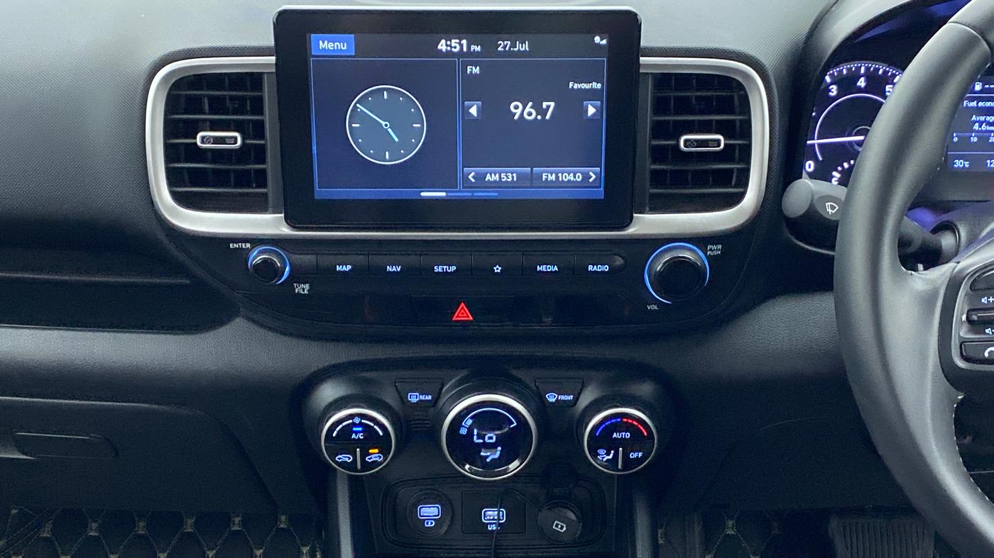 2020 Hyundai VENUE 1.0 TURBO GDI SX+ AT, Petrol, Automatic, 12,502 km, Air Conditioner