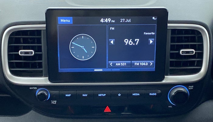 2020 Hyundai VENUE 1.0 TURBO GDI SX+ AT, Petrol, Automatic, 12,502 km, Infotainment System