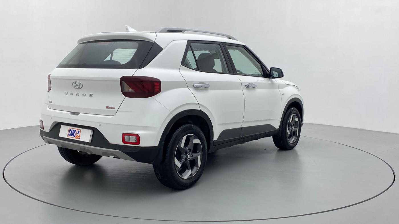 2020 Hyundai VENUE 1.0 TURBO GDI SX+ AT, Petrol, Automatic, 12,502 km, Right Back Diagonal