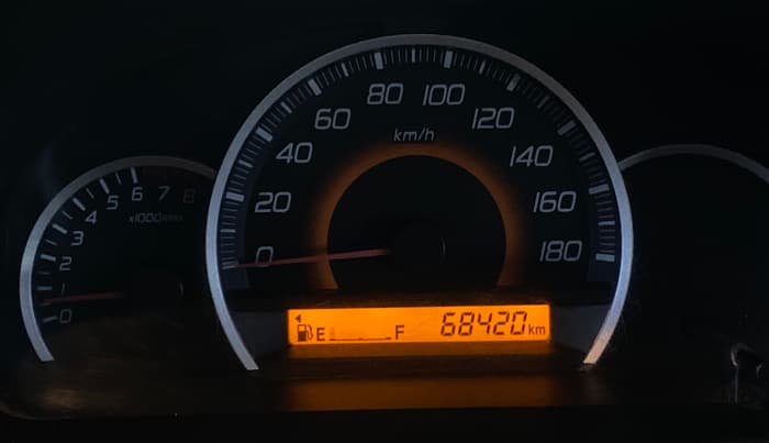 2015 Maruti Wagon R 1.0 VXI, Petrol, Manual, 68,413 km, Odometer Image